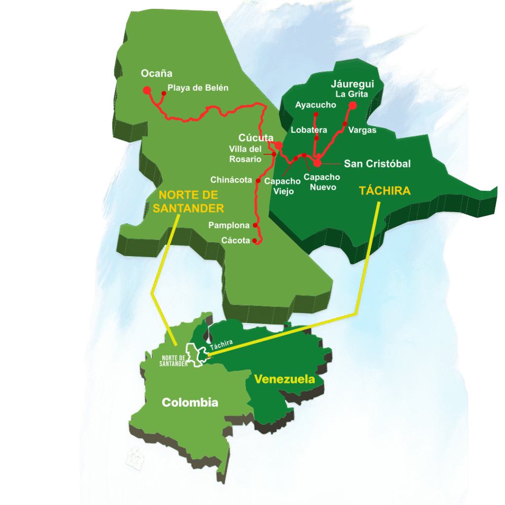 mapa vive frontera